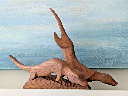 Vintage mcm hand - vintage, wooden