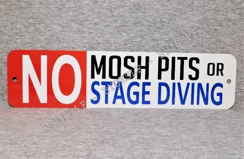 Insegna metallo mosh - insegna,